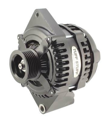 Alternator; 225 Amp - 6-Groove Pulley - 1-Wire - Stealth Black; 8441B6G1W