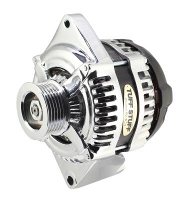 Alternator; 225 Amp - 6-Groove Pulley - 1-Wire - Chrome Plated; 8441C6G1W
