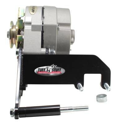 Tuff Stuff Performance - Alternator Bracket; For Use w/Chevy SBC Long Water Pump - Black Powder Coated; 7668B - Image 2