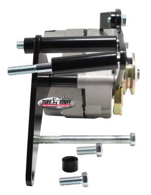 Tuff Stuff Performance - Alternator Bracket; For Use w/Chevy BBC Long Water Pump - Black Powder Coated; 7670B - Image 2