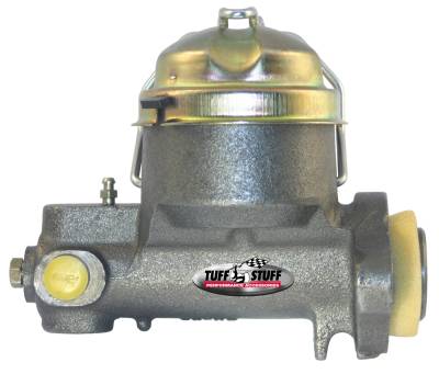 Brake Master Cylinder; Single Rsvr. - 1 in. Bore - Dual 7/16-24 Ports - 3 1/2 in. Mounting Hole Spacing - Drum-Drum - Fruit Jar Style - Plain; 2150NB