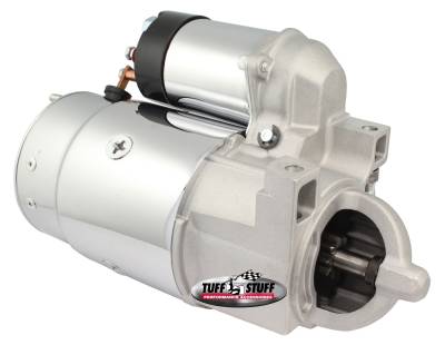 Starter; Full Size - Straight Mounting Block - 1 Long And 1 Short Bolt - 153 Tooth Flywheel - Chrome - Chevrolet And Oldsmobile; 3631A