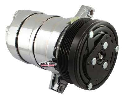 A/C Compressor; 6 Groove Pulley - Chrome; 4511NA