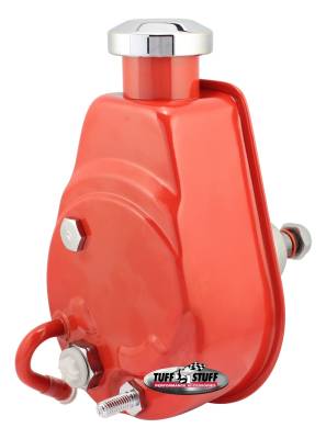 Power Steering Pump; Univ. Fit - 5/8 in. Keyed Shaft - 1200 PSI - 5/8-18 SAE Pressure Fittings - 3/8 in.-16 Mtg. Holes - Red; 6176BRED