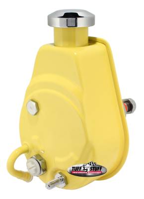 Power Steering Pump; Univ. Fit - 5/8 in. Keyed Shaft - 1200 PSI - 5/8-18 SAE Pressure Fittings - 3/8 in.-16 Mtg. Holes - Yellow; 6176BYELLOW