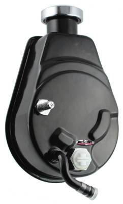 Power Steering Pump; Direct Fit - 3/4 in. Press Fit Shaft - 3/8 in.-16 Mounting - Black; 6181B