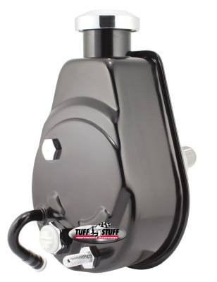 Power Steering Pump; Univ. Fit - 3/4 in. Press Fit Shaft - 1200 PSI - 5/8-18 SAE Pressure Fittings - 3/8 in.-16 Mtg. Holes - Black; 6188B