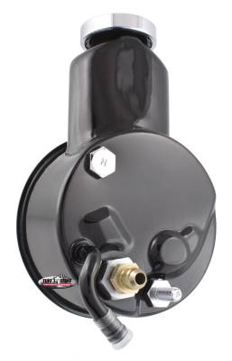 Power Steering Pump; Direct Fit - 5/8 in. Keyed Shaft - 3/8 in.-16 Mounting - Black; 6191B