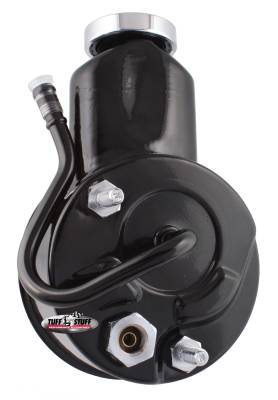 Power Steering Pump; Direct Fit - 5/8 in. Keyed Shaft - 3/8 in.-16 Mounting - Black; 6192B
