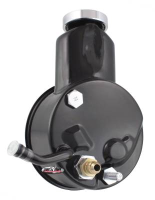 Power Steering Pump; Direct Fit - 5/8 in. Keyed Shaft - 3/8 in.-16 Mounting - Black; 6193B