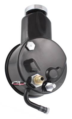 Power Steering Pump; Direct Fit - 5/8 in. Keyed Shaft - 3/8 in.-16 Mounting - Black; 6195B
