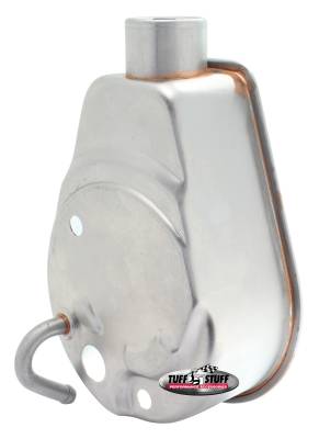 Power Steering Reservoir; Fits Tuff Stuff PN[6174/6176] Power Steering Pumps - w/Tube On Left - Plain; 6501C