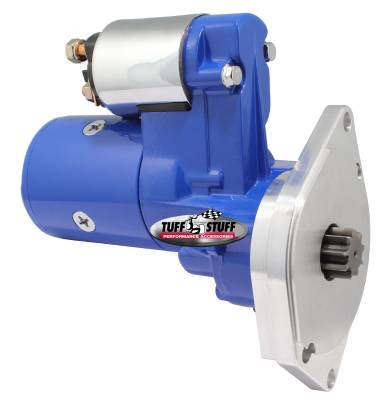 Starter; 3.75:1 - 1.9 HP - 2 Bolt Mounting - Blue Powdercoat w/Chrome Accents; 6585BBLUE