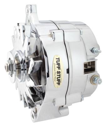 Tuff Stuff Performance - Alternator; 100 AMP - 1G Case - V Pulley - Chrome; 7074RA - Image 2