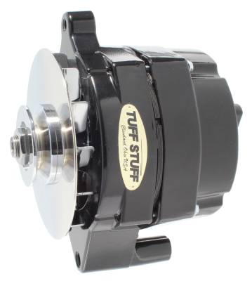 Alternator; 70 AMP Hybrid - 1 Wire - V Groove Pulley - Black; 7078NE
