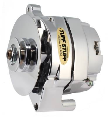 Alternator; 140 AMP OEM Wire - V Groove Pulley - Polished; 7078NKP