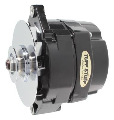 Alternator; 100 AMP - OEM Wire - V Groove Pulley - External Regulator - Black - Must Be Used With An External Solid State Voltage Regulator; 7102NE