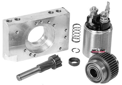Starter Motor Repair Kit; Incl. Full Spline Pinion Gear/Pinion Clutch Assy/Mounting Block/Solenoid - For Starter PN[6584]; 7584A