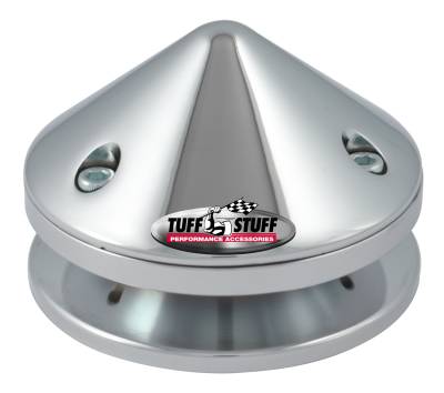 Alternator Pulley; 2.25 in. Pulley - Single V Groove - Incl. Lockwasher/Nut - Chrome; 7650A