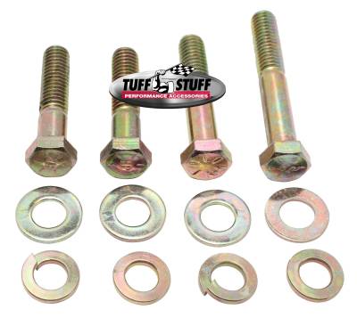 Water Pump Bolt; Zinc Hex - Incl. (2) 3/4 in.-16x1 3/4 in./(1) 3/4 in.-16x2 in./(1) 3/8 in.-16x2 1/2 in. Bolts/(4) Lock And (4) Flat Washers; 7677B