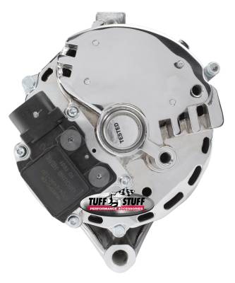 Tuff Stuff Performance - Alternator; 75 AMP - OEM Wire - 6 Groove Pulley - Internal Regulator - Chrome; 7716A - Image 2