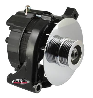 Alternator; 100 AMP - OEM Wire - 6 Groove Pulley - Internal Regulator - Black; 7716C