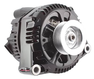 Alternator; 110 AMP - OEM Wire - 6 Groove Pulley - Black; 7721NB