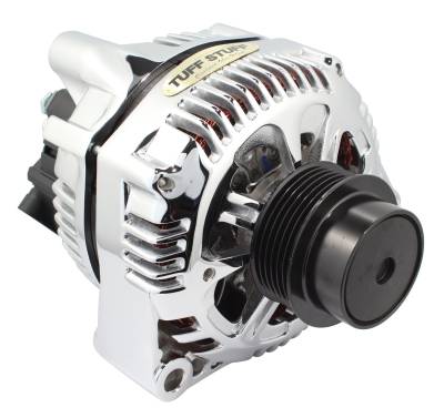 Alternator; 110 AMP - OEM Wire - 6 Groove Clutch Pulley - Chrome; 7723NA