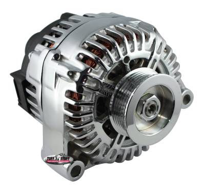 Alternator; 150 AMP - OEM Wire - 6 Groove Nut Pulley - Chrome; 7724NA