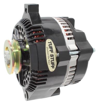 Alternator; 150 AMP - OEM Wire - V Groove Pulley - Internal Regulator - Black; 7771B