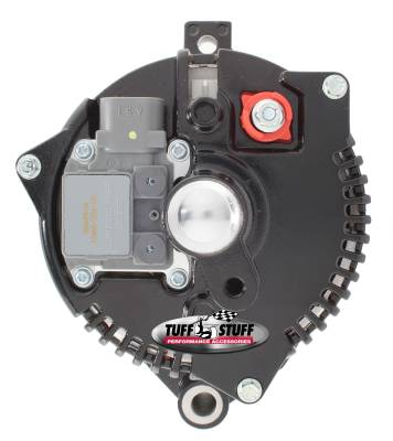 Tuff Stuff Performance - Alternator; 150 AMP - OEM Wire - 6 Groove Pulley - Internal Regulator - Heavy Duty Ball Bearings - Black; 7771B6G - Image 2