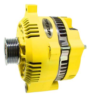 Alternator; 225 AMP - OEM Wire - 6 Groove Pulley - Internal Regulator - Yellow; 7771D6GY