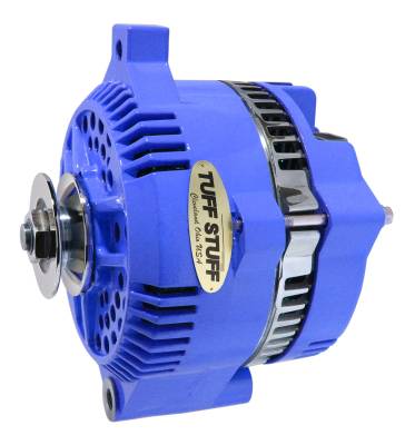 Alternator; 225 AMP - OEM Wire - V Groove Pulley - Internal Regulator - Blue; 7771DBLUE
