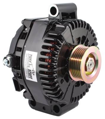 Alternator; 130 AMP - OEM Wire - 6 Groove Pulley - Internal Regulator - Black; 7787B