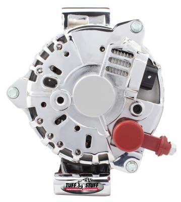 Tuff Stuff Performance - Alternator; 150 AMP - OEM Wire - 8 Groove Pulley - Top Mount - Internal Regulator - Chrome; 7796A - Image 2