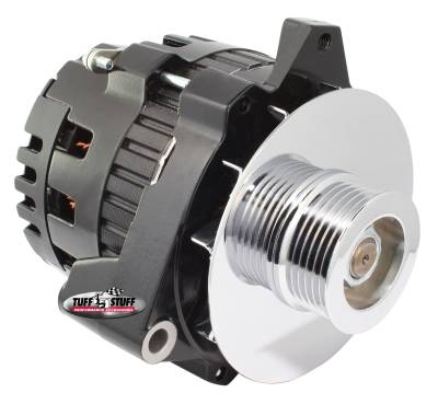 Alternator; 160 AMP - 1 Wire Or OEM - 6 Groove Pulley - Black; 7861G6G