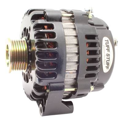 Alternator; 105 AMP - OEM Wire - 6 Groove Pulley - Black; 8238B