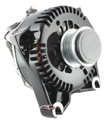 Alternator; 135 AMP - OEM Wire - 6 Groove Clutch Pulley - Black; 8436B