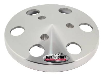 A/C Compressor Clutch Cover; Machined Aluminum - Plain; 8490C