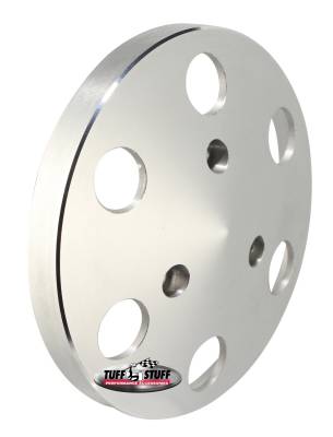 Tuff Stuff Performance - A/C Compressor Clutch Cover; Machined Aluminum - Plain; 8490C - Image 2