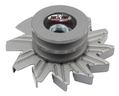 Alternator Pulley; 2.628 in. - Double V Groove Pulley - Incl. Fan/Lock Washer/Nut - As Cast; 7600BC