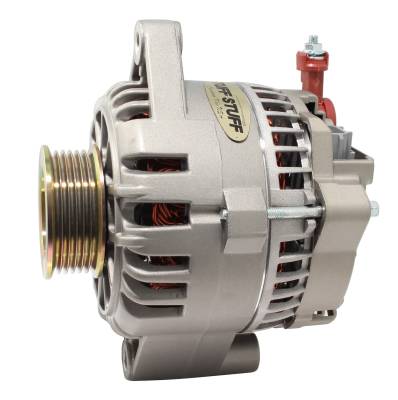 Alternator; 105 AMP - OEM Wire - 6 Groove Pulley - Factory Cast PLUS+; 8266E