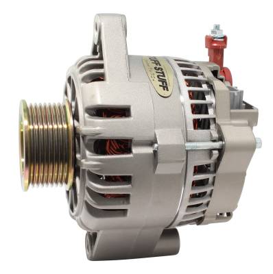Alternator; 105 AMP - OEM Wire - 8 Groove Pulley - Factory Cast PLUS+; 8266E8G