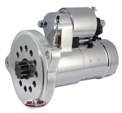 Starter; 1.6 KW Motor - 2 Bolt Straight Mounting - Indexable - Chrome; 6551A