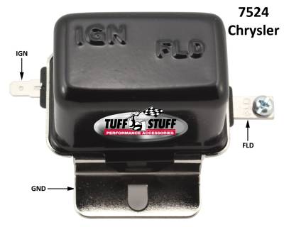 Tuff Stuff Performance - Voltage Regulator; For Early Chrysler Alternators With Mechanical Regulator; 7524 - Image 2