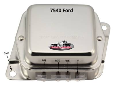 Tuff Stuff Performance - Voltage Regulator; For Alternator PN[7078] - Ford 1G; 7540 - Image 2