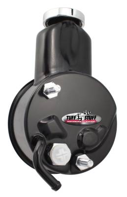 Power Steering Pump; Direct Fit - 5/8 in. Keyed Shaft - 3/8 in.-16 Mounting - Black; 6199B