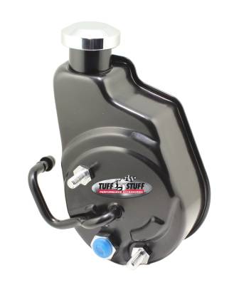 Power Steering Pump; Direct Fit - 3/4 in. Press Fit Shaft - 1200 PSI - Stealth Black; 6161B