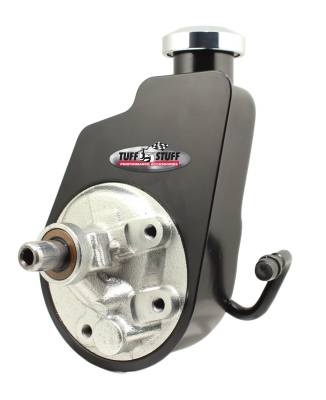 Tuff Stuff Performance - Power Steering Pump; Direct Fit - 3/4 in. Press Fit Shaft - 1200 PSI - Stealth Black; 6161B - Image 2